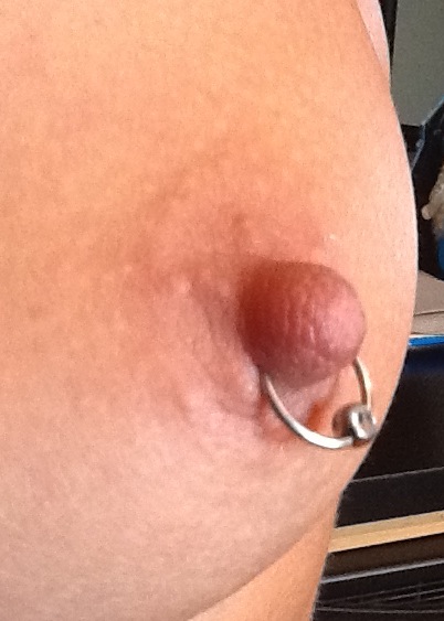 Nipple Ring too small for initial piercing