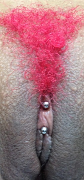 VCH Piercing With Fancy Hairdo