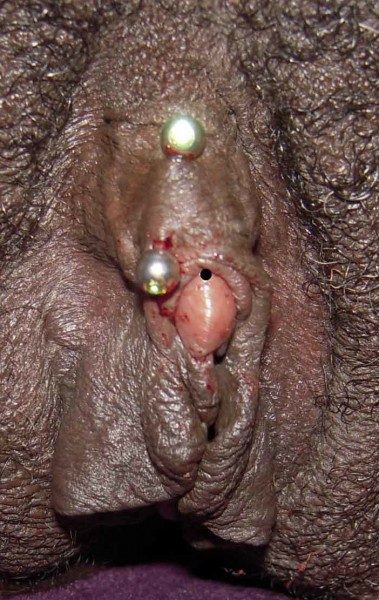 Actual Clit Piercing