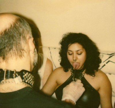 Jim Ward piercing my tongue circa 1986