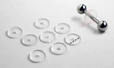 NoPull Piercing Discs can be very helpful with excess scar tissue formation when worn against the bump