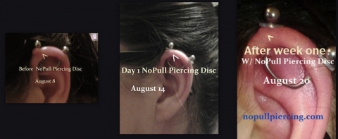 Nopull Piercing Discs Elayne Angel S Piercing Bible