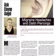 Pain Magazine article on whether daith piercings can cure migraines (unfortunately, no) Thumbnail
