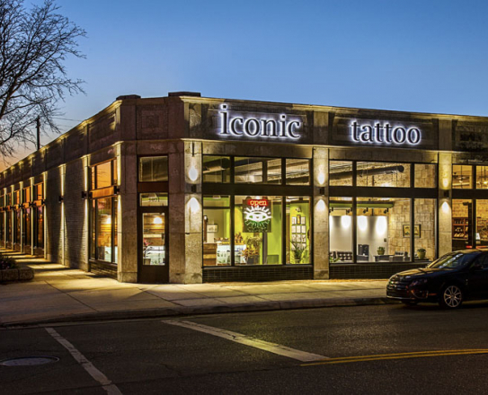 The exterior of Iconic Tattoo and Body Piercing in Detroit